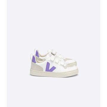 Veja V-10 CWL Joggesko Barn White/Purple | NO 867RVD